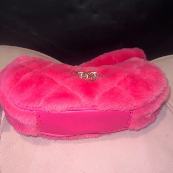 Juicy Couture Pink Fur Shoulder Bag - Picture 7 of 7